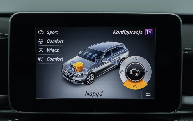 Mercedes-Benz Klasa C cena 114900 przebieg: 114900, rok produkcji 2017 z Okonek małe 631